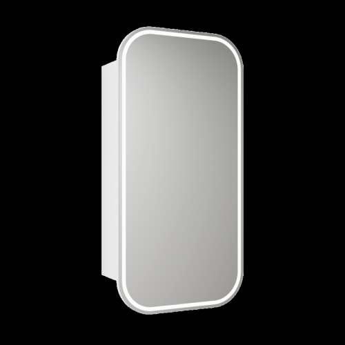 MIRRORS AND CABINETS - Vienna LED Shaving Cabinet Matt White