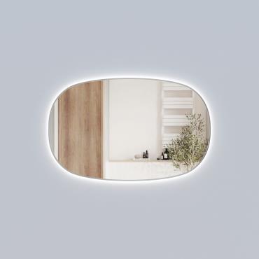 Valmont Horizontal 1100mm LED Mirror - Brushed Nickel