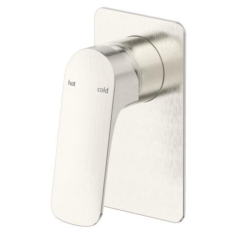 TAPWARE - Kaza Shower Mixer - Square Plate - Brushed Nickel