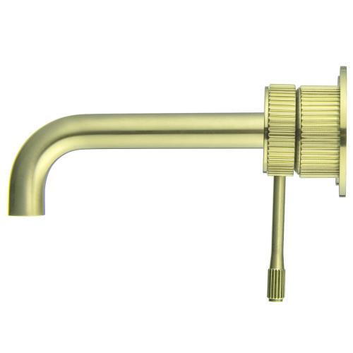 TAPWARE - Mica Fluted Wall-Spout Combo - French Gold