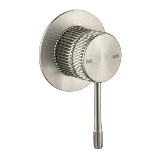 TAPWARE - Mica Fluted Shower Mixer - Brushed Nickel