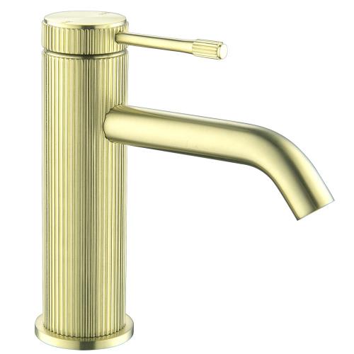 TAPWARE - Mica Fluted Basin Mixer - French Gold