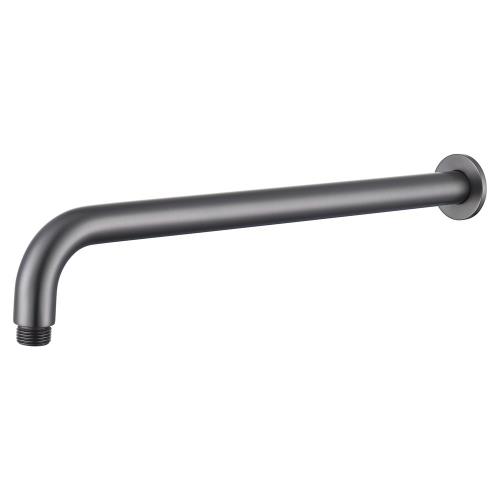 SHOWERS - Mica Wall Shower Arm - 450mm - Curved - Gunmetal