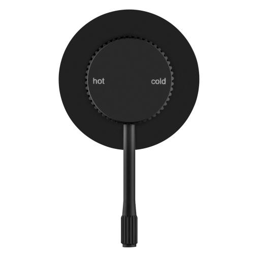 TAPWARE - Mica Fluted Shower Mixer - Black