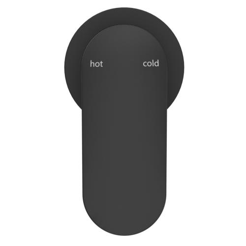 TAPWARE - Lantra Shower Mixer - Round Plate - Black