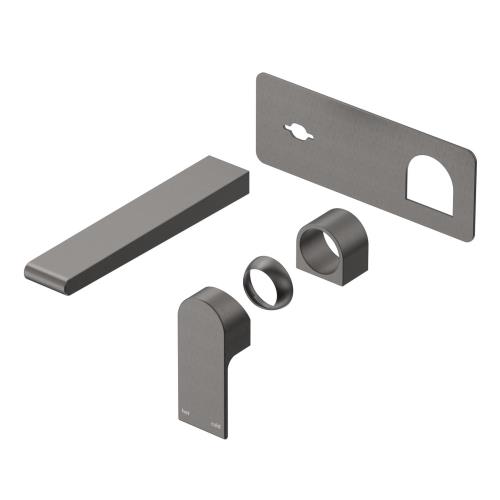 TAPWARE - Beki Wall-Spout Combo Single Plate - Gunmetal