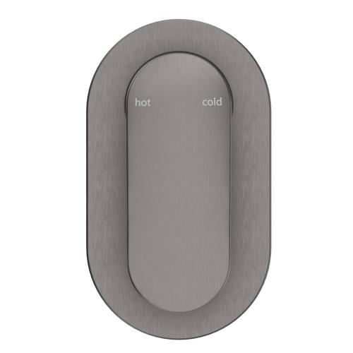 TAPWARE - Lantra Shower Mixer - Oval Plate - Gunmetal
