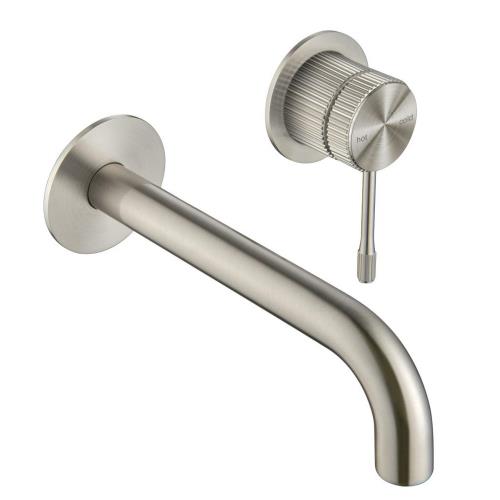 TAPWARE - Mica Fluted Wall-Spout Combo - Brushed Nickel