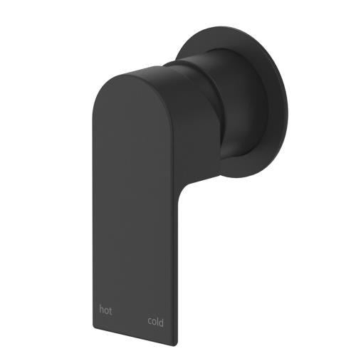 TAPWARE - Eleniko Wall Mixer - Round Plate - Black