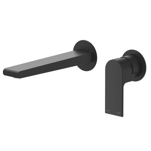 TAPWARE - Eleniko Wall-Spout Combo 2 Plate - Black