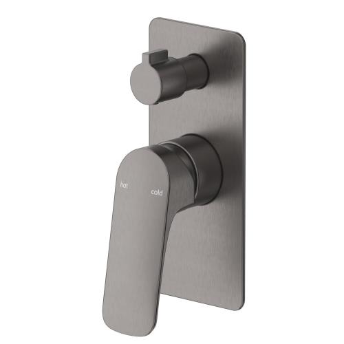 TAPWARE - Kaza Shower Mixer Diverter - 1P - Gun Metal Grey