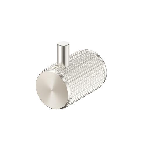 ACCESSORIES - Mica Fluted Robe Hook - Brushed Nickel