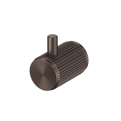 ACCESSORIES - Mica Fluted Robe Hook - Dusk Bronze