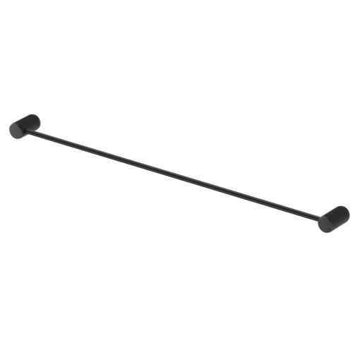 ACCESSORIES - Mica Fluted Single Towel Rail - Black