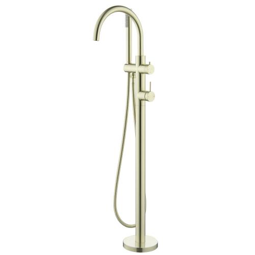 TAPWARE - Mica Freestanding Bath Mixer w/ Handshower - French Gold