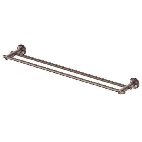 ACCESSORIES - Mica Heritage Double Towel Rail - Dusk Bronze