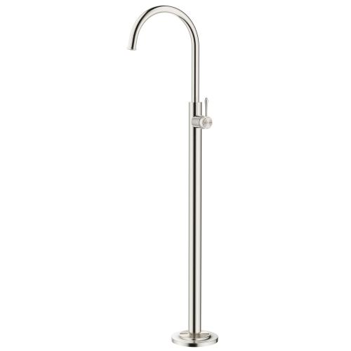 TAPWARE - Mica Heritage Freestanding Bath Mixer - Brushed Nickel