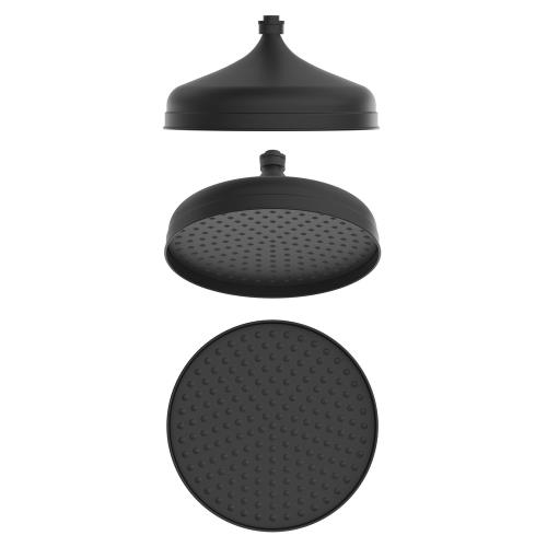 TAPWARE - Mica Heritage Shower Head - Black