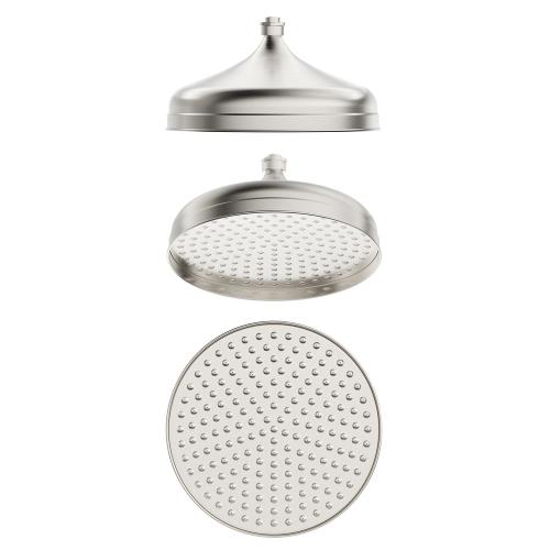 TAPWARE - Mica Heritage Shower Head - Brushed Nickel