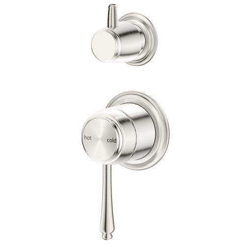 TAPWARE - Mica Heritage Shower Mixer Diverter - Brushed Nickel