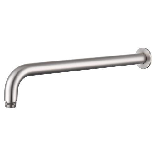 TAPWARE - Mica Wall Shower Arm - 450mm - Curved - Brushed Nickel