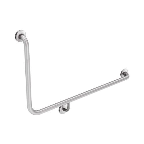 ACCESSORIES - 90° Accessible Care Grab Rail, Stainless Steel
