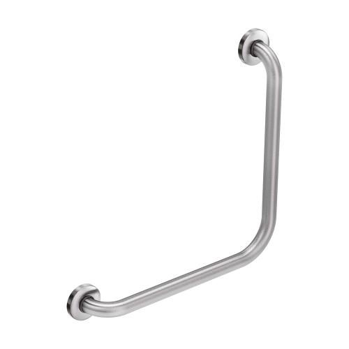 ACCESSORIES - 90° Ambulant Care Grab Rail, Stainless Steel