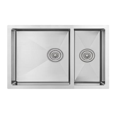KITCHEN & LAUNDRY - Atlas 1 and 1/2 Bowl Under Mount Sink - Stainless Steel