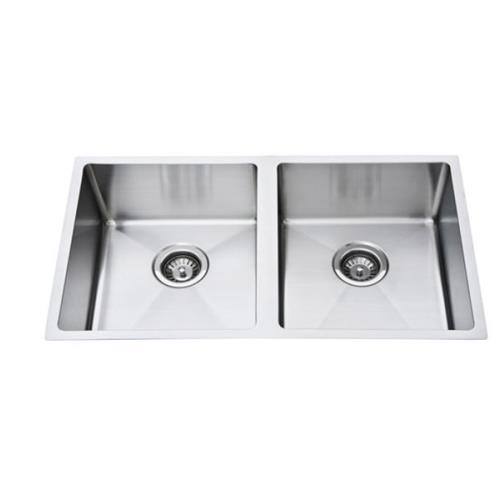 SINKS AND TROUGHS - Atlas Double Square Under Mount Sink