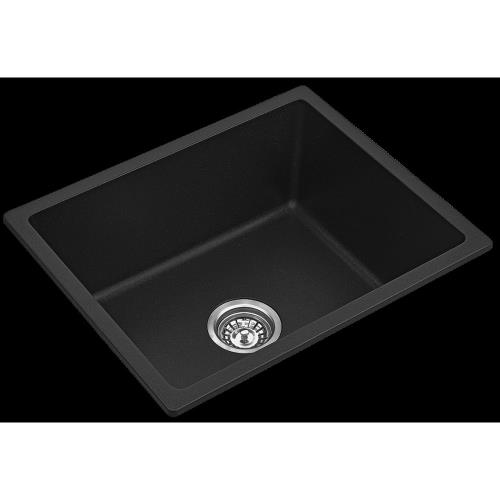 KITCHEN & LAUNDRY - BLACK Single Bowl Sink - 