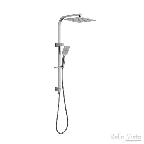 TAPWARE - Cresta Dual Shower on Rail - Brushed Nickel