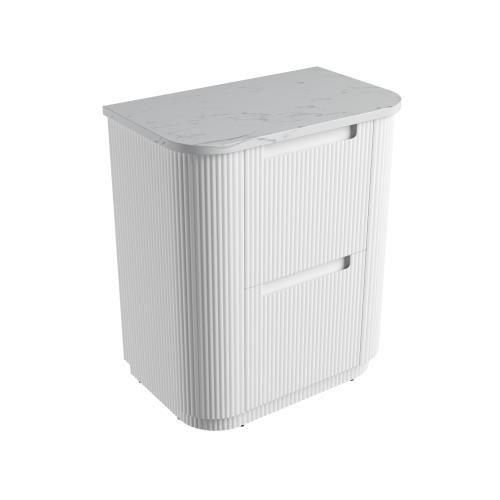 VANITIES - Curva Floor Vanity w/ Stone Top