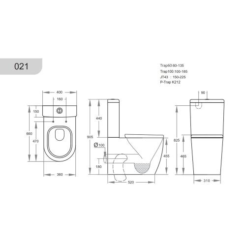 TOILETS - Elevated Toilet Suite - 
