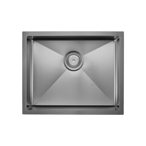 SINKS AND TROUGHS - Hana Anti-Scratch 40L Single Bowl Sink PVD Gun Metal