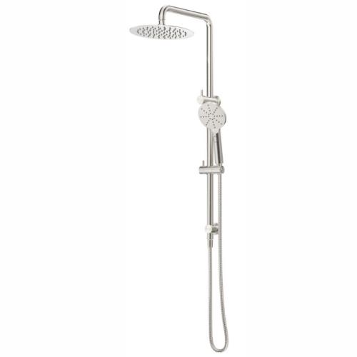 TAPWARE - Mica Double Shower on Rail - Brushed Nickel