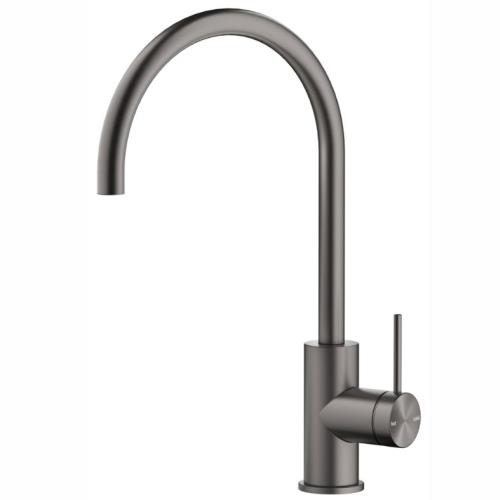 TAPWARE - Mica Gooseneck Sink Mixer - Gun Metal Grey