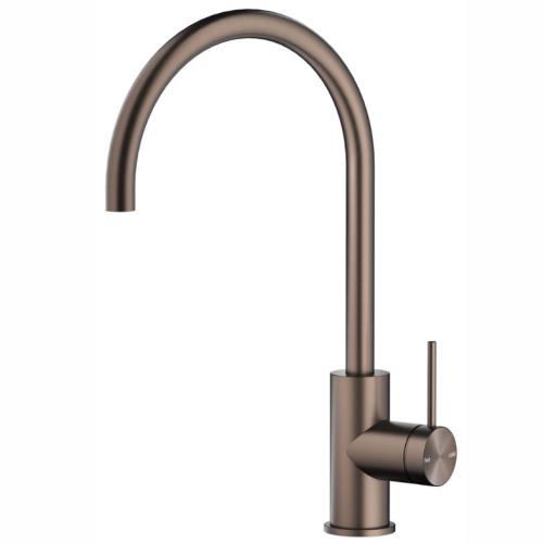 TAPWARE - Mica Gooseneck Sink Mixer - Dusk Bronze