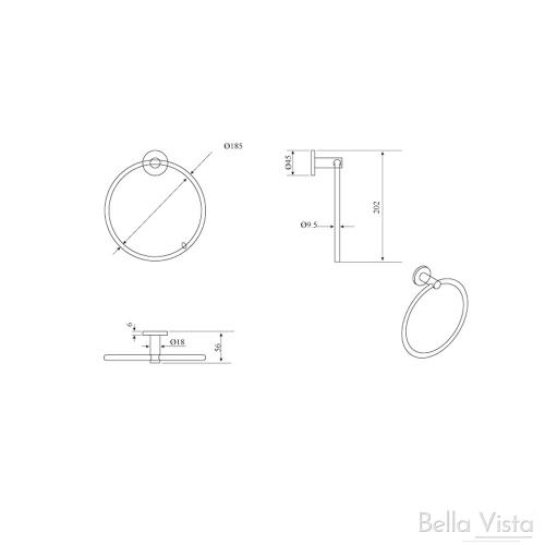ACCESSORIES - Mica Towel Ring - 