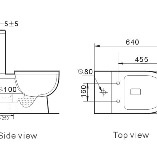 TOILETS - Chicago Rimless Toilet Suite