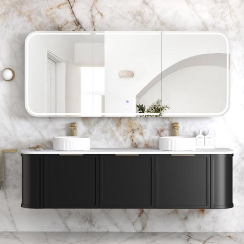 MIRRORS AND CABINETS - Newport LED Shaving Cabinets