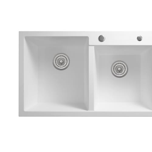 SINKS AND TROUGHS - Sierra Composite Double Bowl Sink