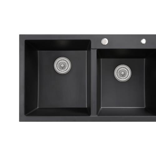 SINKS AND TROUGHS - Sierra Composite Double Bowl Sink