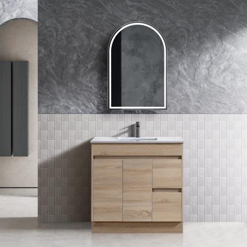 VANITIES - Tobi Floor Vanity w/ Ceramic Top