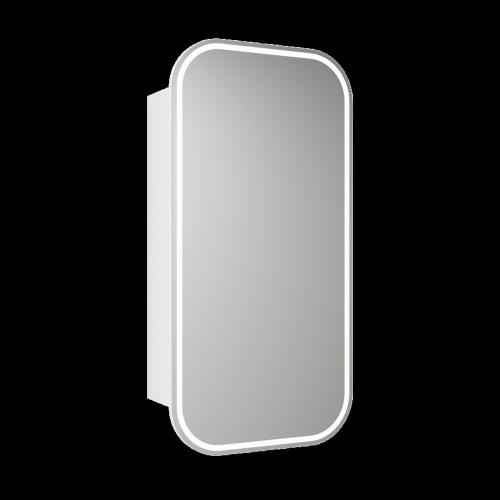 MIRRORS AND CABINETS - Vienna LED Shaving Cabinet Matt White - 