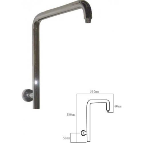 TAPWARE - Round High Rise Shower Arm - 